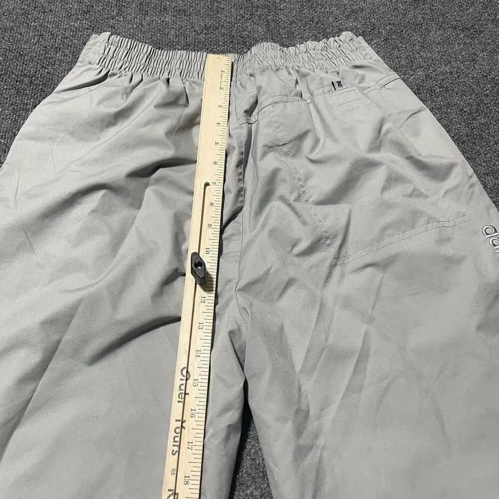 Adidas Pants Mens Large Gray Windbreaker Track Golf Zip Ankle Lightweight - Picture 9 of 14
